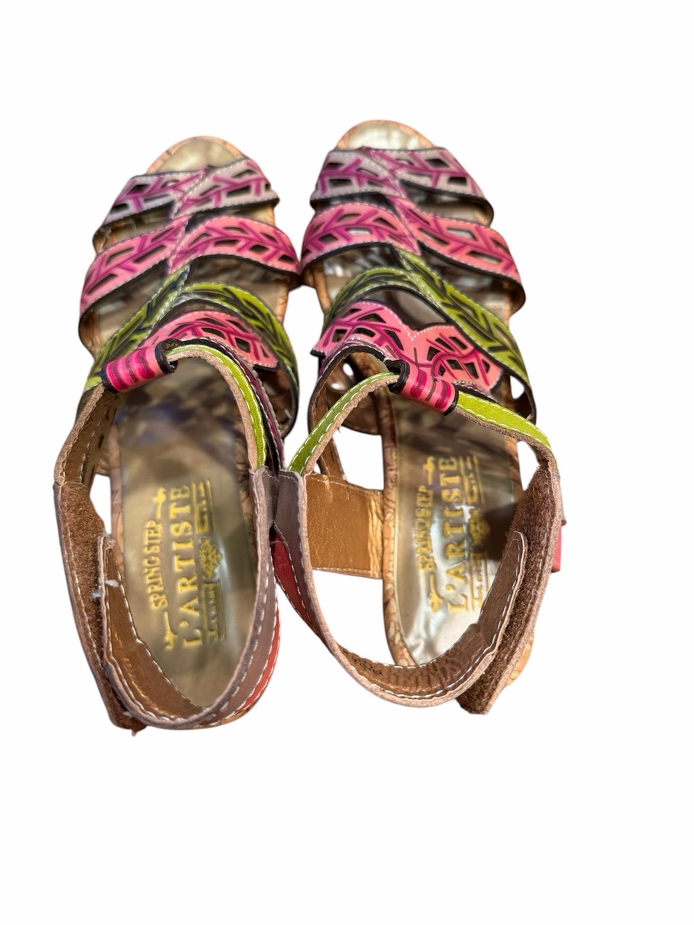L'ATISTE Spring Step BohoChic Leather Sandals Size EU 37 - Picture 6 of 8